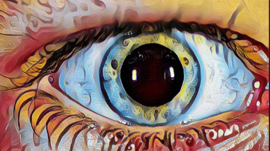 AI transformed human eye