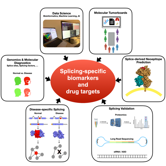 Splicing-specific biomarkers