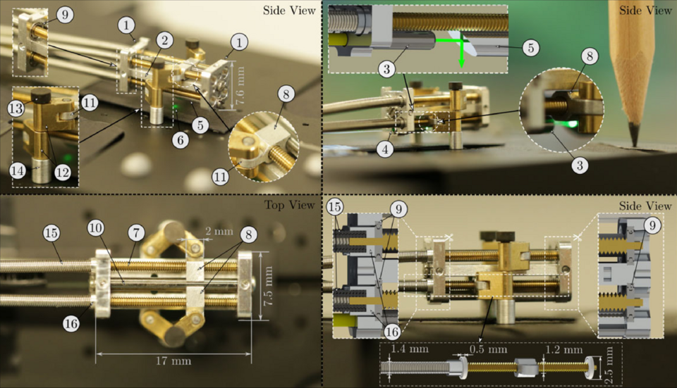 Minature laser robot